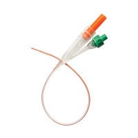 100% Silicone Foley Catheter, 8 Fr, 3 Cc, 2-Way  76AA6108-Box