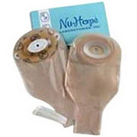 Nu-Flex 1-Piece Adult Roll-Up Drainable Pouch Cut-to-Fit Convex 1-3/4" x 3-1/4" Oval  79407574RC-Box