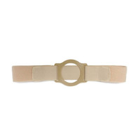 Nu-Comfort 2" Wide Beige Support Belt 2-7/8" I.D. Ring Plate 32"-35" Waist Medium, Latex-Free  79BG2622D-Each