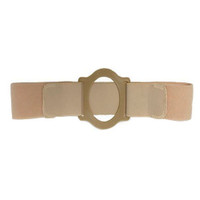 Nu-Comfort 2" Wide Beige Support Belt 3-1/8" I.D. Ring Plate 32"-35" Waist Medium, Latex-Free  79BG2622U-Each