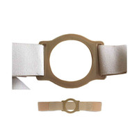 Nu-Comfort 2" Wide Beige Support Belt 2-5/8" Ring Plate 47" - 52" Waist 2X-Large, Latex-Free  79BG2628I-Each