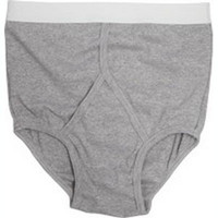 OPTIONS Men's Basic with Built-In Barrier/Support, Gray, Right-Side Stoma, Large 40-42  8090006LR-Each