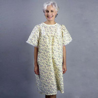 Snapwrap Deluxe Adult Gown, Yellow Floral  84500LPY-Each