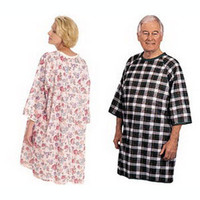 Thermagown,With Pink Rosebuds On White,Each  84525LP-Each