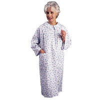 Flannelette Patient Gown, Small/Medium  84530SMMED-Each