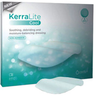 KerraLite Cool Non-Adhesive Hydrogel Sheet Cover Dressing Combination, 4.7" x 3.3"  87CWL1005-Box