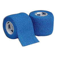 Coban Non-Sterile Self-Adherent Wrap 1" x 5 yds., Blue  881581B-Each