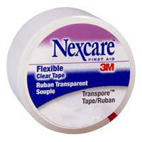 Nexcare Transpore Plastic Hypoallergenic Porous Tape 1" x 10 yds.  88527P1-Each