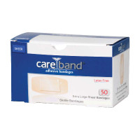 CareBand Sheer Adhesive Bandage, 2" x 4"  ASOCBD2016-Box