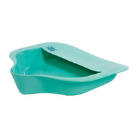 Bariatric Bed Pan with Anti-splash 15" x 14-1/4" W x 3" H, Mint Green, Plastic  AZ711255-Each