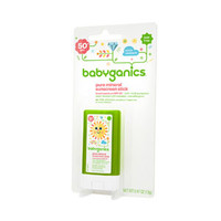 Babyganics Pure Mineral Sunscreen Stick, 50 SPF, .47 oz  BBY12085-Each