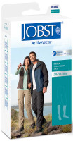 JOBST Activewear Knee-High Firm Compression Socks Small, White  BI110489-Each