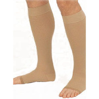 Relief Knee-High Firm Compression Stockings X-Large Full Calf, Beige  BI114629-Each