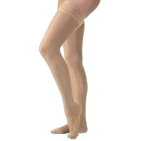 Relief Thigh-High Firm Compression Stockings without Silicone Dot Band Medium, Beige  BI114641-Each