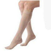 Relief Knee-High with Silicone Band, 20-30 mmHg, Large, Full Calf, Closed, Beige  BI114746-Each