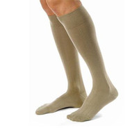 Men's Knee-High Ribbed Compression Socks Medium, Khaki  BI115121-Each