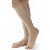 Knee-High Moderate Opaque Compression Stockings X-Large, Black  BI115338-Each