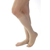 Opaque Knee-High Firm Compression Stockings Large, Natural  BI115482-Each