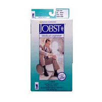Jobst For Men Thigh High Large, Black, 20-30 mm Hg  BI115410-Each