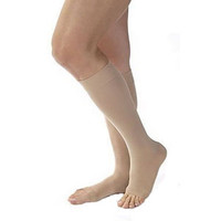 Opaque Knee-High Extra-Firm Compression Stockings X-Large, Silky Beige  BI115499-Each