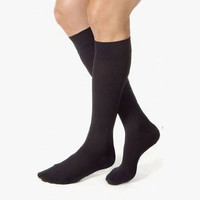 Knee-High Moderate Opaque Compression Stockings in Petite X-Large, Black  BI115603-Each