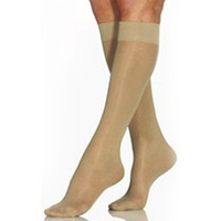 Ultrasheer Knee-High Moderate Compression Stockings Large Full Calf, Natural  BI119005-Each