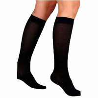 UltraSheer Knee-High Firm Compression Stockings X-Large Full Calf, Black  BI119010-Each
