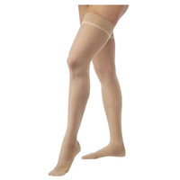 Ultrasheer Thigh-High with Silicone Band, 15-20, Closed, Petite, Large, Natural  BI119642-Each