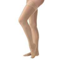 Ultrasheer Thigh High With Silicone Strip 20-30mmHg, Closed Toe, Medium, Espresso  BI119693-Each