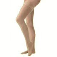 Ultrasheer 30-40 Thigh High Closed Toe Natural Large Lace Silicone Strip  BI122268-Each