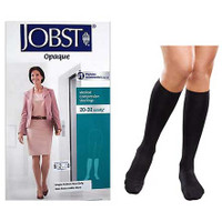 Jobst Opaque SoftFit Knee-High, 20-30, Closed, Black, Medium  BI7769226-Each