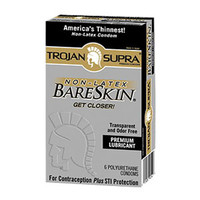 Trojan Condom Supra BareSkin Lubricated  BX90242-Box