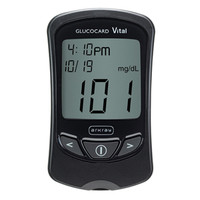 Glucocard Vital Blood Glucose Meter, Black