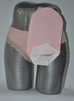 Daily Wear Pouch Cover, Open End, Fits Flange Opening of 3/4" to 21/4", Overall Length 10", Pink