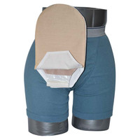 Daily Wear Pouch Cover, Open End, Fits Flange Opening of 3/4" to 21/4", Overall Length 10", Tan
