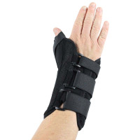 Corelign Left Wrist Brace with Thumb Spica, Large, 71/2" to 81/2" Wrist Circumference