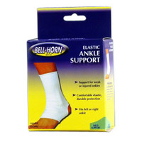 BellHorn Elastic Ankle Support, 2XLarge 131/2"  15'' Ankle Circumference, White