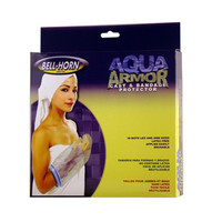 BellHorn Aqua Armor Cast & Bandage Protector, 11", Transparent/Blue (Short Leg)