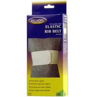 BellHorn Male Rib Belt Universal, 28"  50'' Rib, White