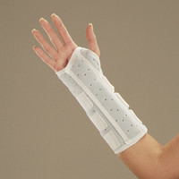 Wrist and Forearm Splint with Binding, Right Universal, 10"
