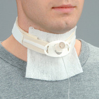 Trach Tube Holder with Narrow Fastener, Adult, Up to 20" Neck Circumference