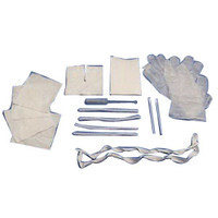 Trach Care Kit, Sterile, Gloves, Drape, Gauze,Tape