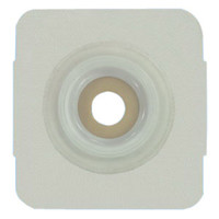SecuriT USA Standard Wear Convex Wafer White Tape Collar CuttoFit (41/4" x 41/4")