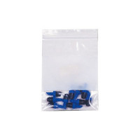 Clear Line Seal Top Reclosable Bag with WriteOn Block, 3" x 2"