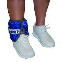 CanDo Adjustable Cuff Ankle Weight, Blue, 10 lb.