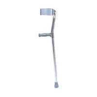 Adult Steel Forearm Crutches, 300lb Weight Capacity, Fits Patients 5'0"  6'2"