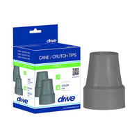Replacement Crutch Tip, 7/8", Gray