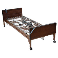 Delta Ultra Light SemiElectric Bed with Full Rails
