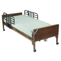 Delta Ultra Light Full Electric Bed with Half Rails and Innerspring Mattress