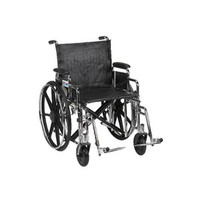 Bariatric Sentra Extra HeavyDuty Wheelchair with Detachable Desk Arms and SwingAway Footrests